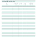 004 Household Budget Template Printable Ideas 20Free Spreadsheet Pertaining To Budget Worksheet Pdf
