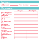 005 House Budget Template Free Plan Templates 20Home Spreadsheet Within Family Finances Worksheet