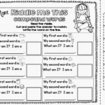 006 Printable Compound Word Worksheets Astounding Free First Grade With 1St Grade Puzzle Worksheets
