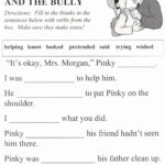 007 Printable Word Anti Bullying Unbelievable Search  Istherewhitesmoke As Well As Worksheets On Bullying