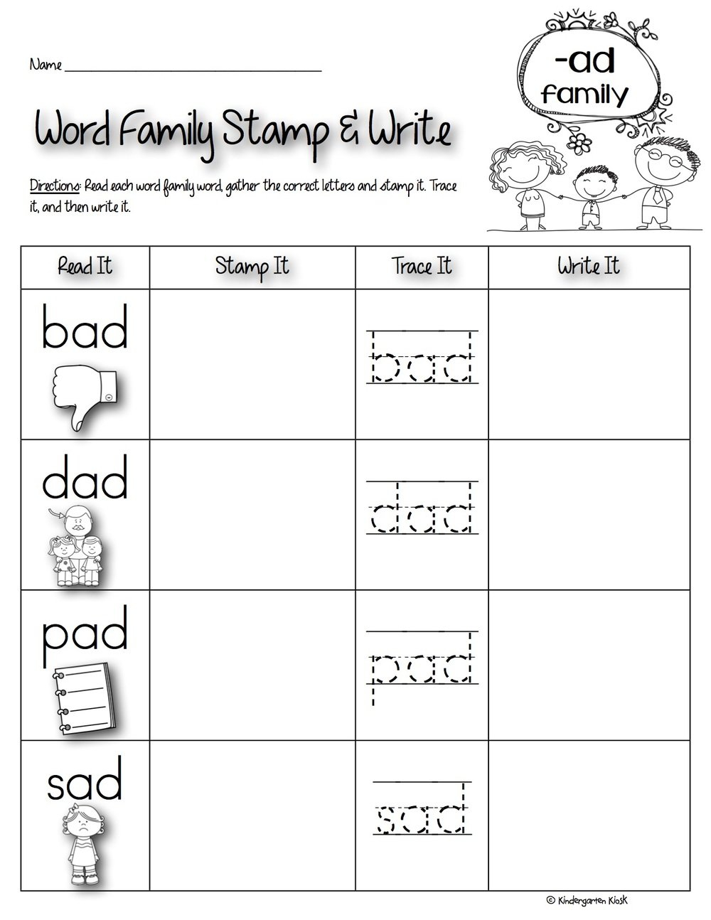 008 Ig Word Family Printables Printable Impressive Worksheets Pdf For Word Family Worksheets Pdf
