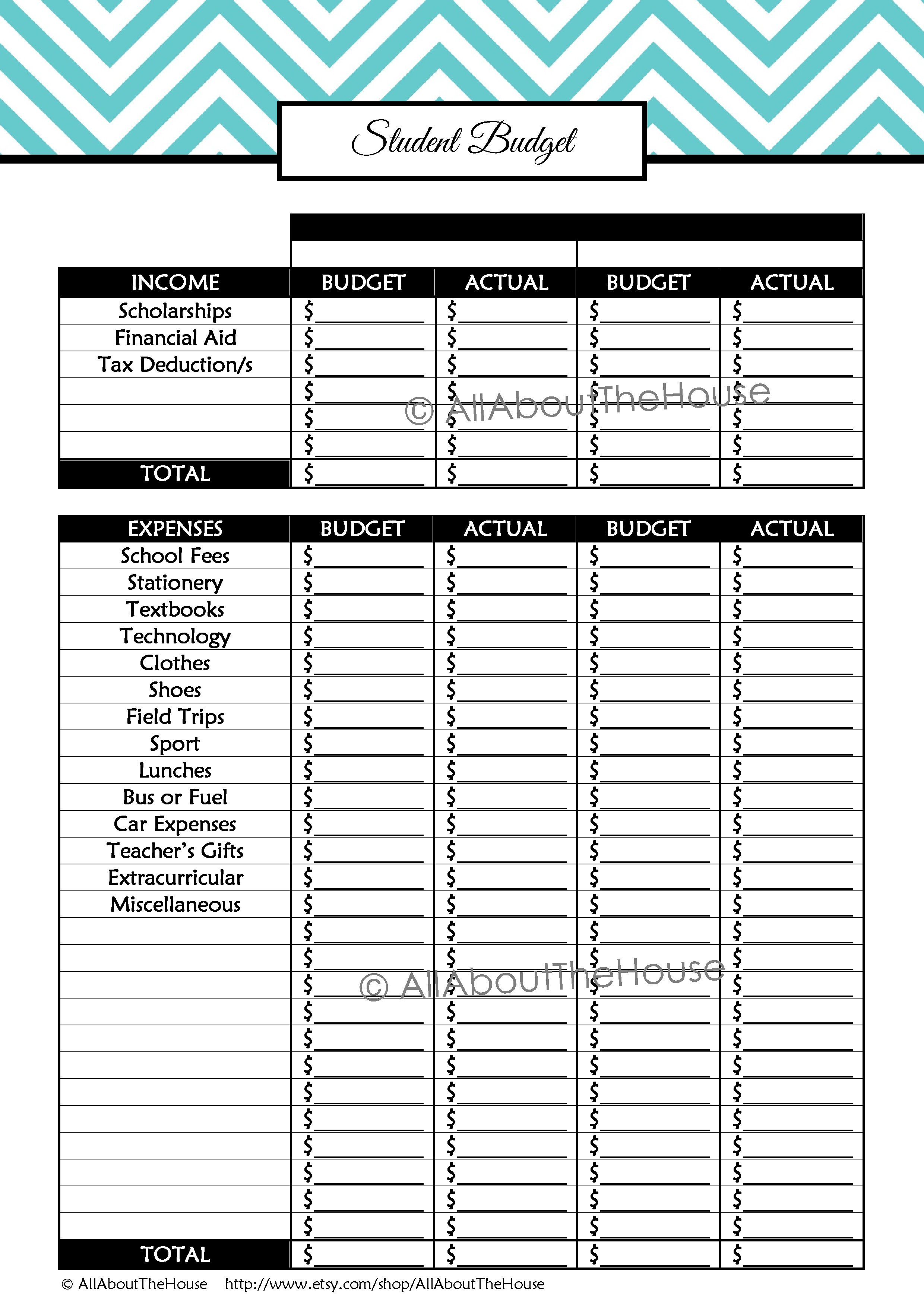 016 Image Student Budget Planner Template Plan Awful Templates Along With High School Student Budget Worksheet