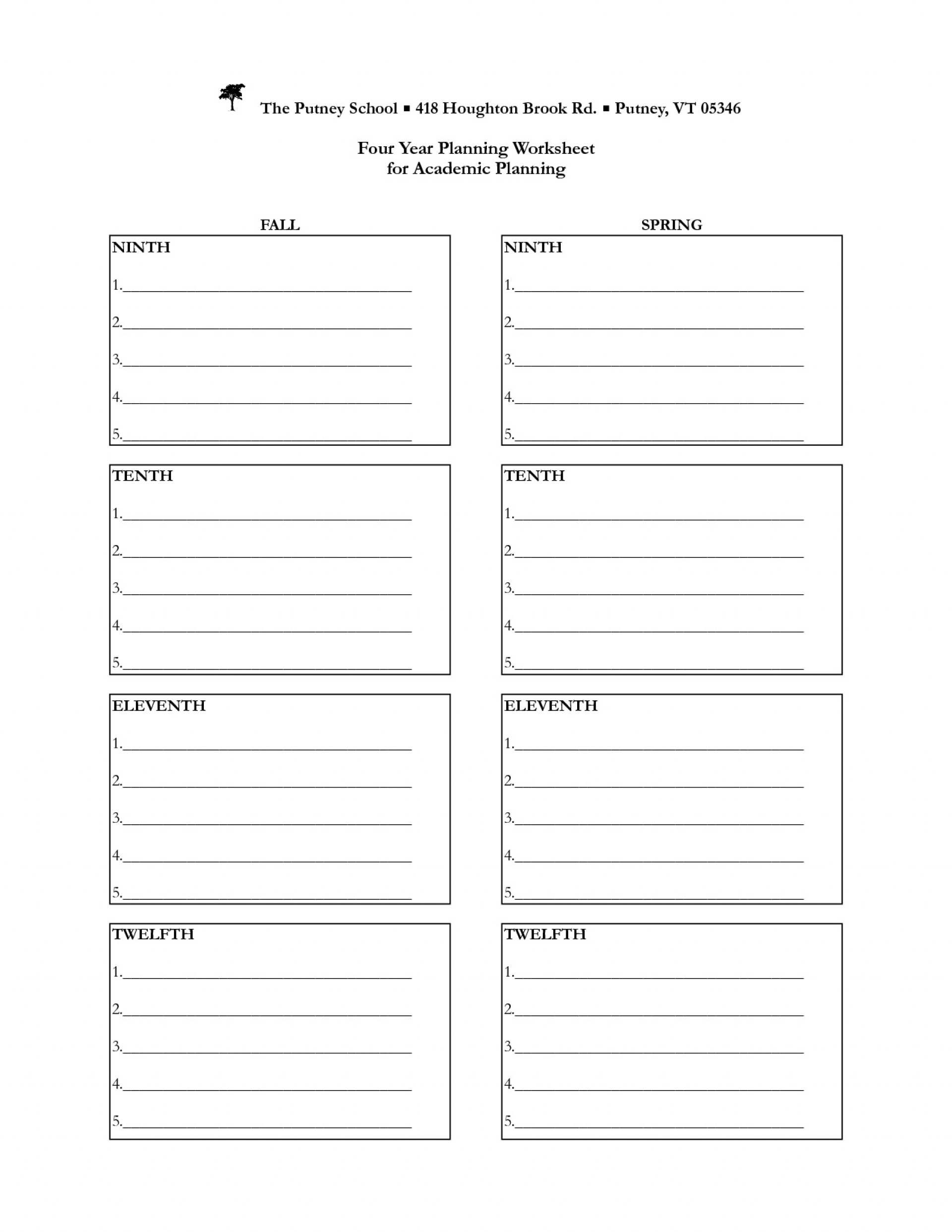 016 Plan Template College Comparison Worksheet New Parison Unique And College Planning Worksheet