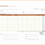 017 Business Expense Report Template Excel Of Free Templates For ... And Monthly Business Expense Template