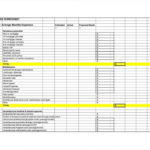 018 Business Budget Planning Worksheet Spreadsheet Planner Template ... Within Business Budget Spreadsheet Template