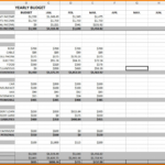 020 Monthly Budget Spreadsheet Template Excel Household Top Ideas ... Or Monthly Expenses Spreadsheet Template Excel