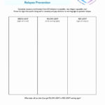 022 Substance Abuse Group Worksheets Elegant Relapse Prevention Plan And Substance Abuse Worksheets