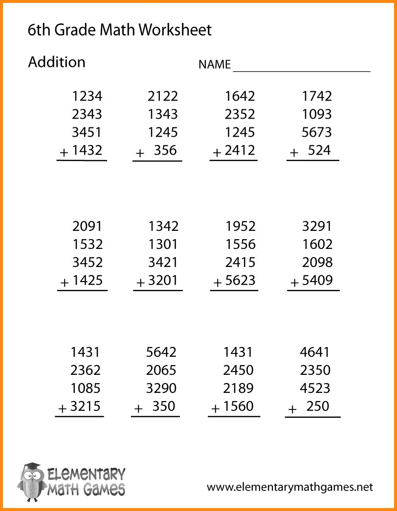 023 Printable Word Free Math Problems 7Th Grade Worksheets Pdf Regarding 7Th Grade Math Worksheets Pdf