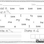 029 Basic Sight Words Kindergarten Worksheets Kids Free Printable With Alphabet Worksheets Pdf
