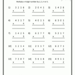 031 Free Printable Double Digit Multiplication Word Problems One With Multiplication With Regrouping Worksheets Pdf