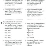 033 Free Printable 7Th Grade Math Word Problems For Graders With Regard To Integers Worksheets With Answers