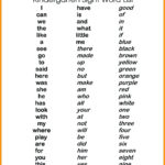 035 Dolch Word List Kindergarten Sight Words Worksheets K Charts And Dolch Sight Words Worksheets