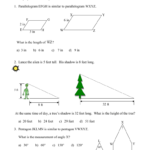1 Worksheet On Similar Figures With Multiple Choice Pertaining To Similarity And Proportions Worksheet Answers
