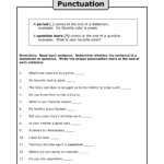10 Punctuation Worksheet Examples In Pdf  Examples Throughout Punctuate The Sentence Worksheet