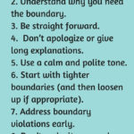 10 Steps To Setting Healthy Boundaries  Happily Imperfect And Healthy Boundaries Worksheet