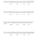 103 Calorimetry Practice Problems Regarding Calorimetry Practice Worksheet