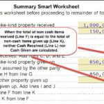 1040 Completing A Likekind Exchange Of Business Property 103 Regarding Like Kind Exchange Worksheet