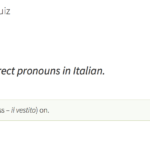 10Day Italian Pronouns Challenge Together With Double Object Pronouns Spanish Worksheet