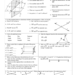 11 Points Lines Planes Together With 1 1 Points Lines And Planes Worksheet Answers