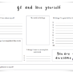 12 Tips How To Improve Self Love  Free Worksheet  Valeriehusemann For Self Love Worksheet
