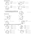 124 Practice B As Well As Inscribed Angles Worksheet
