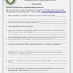 13 Coaching Intake Forms – Pdf Doc – Personal Training Intake Form For Personal Training Worksheets
