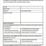 13 Job Safety Analysis Examples  Pdf Word Pages  Examples Pertaining To Job Safety Analysis Worksheet