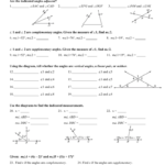 15 Angle Pair Relationships Practice Worksheet Day 1Jnt Along With Angle Relationships Worksheet Answers