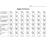 15 Best Images Of Apple Pattern Worksheet Preschool Ab Abc Patterns As Well As Abc Worksheets For Preschool