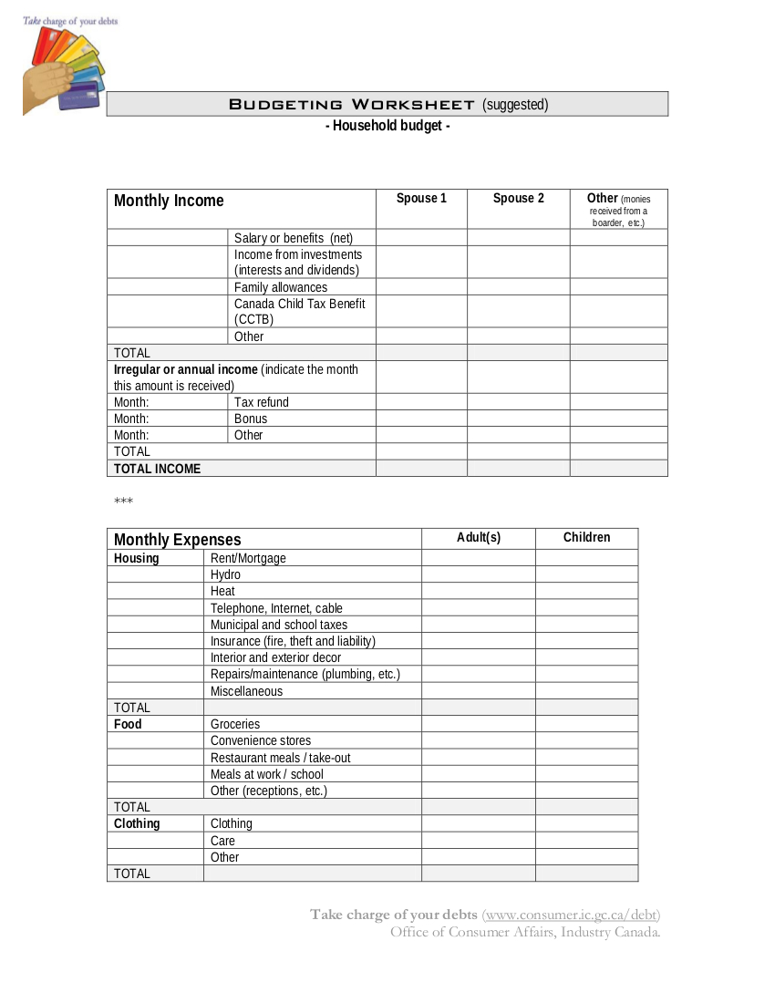 18 Budget Worksheet Examples  Word Pdf Excel  Examples As Well As Complete Budget Worksheet