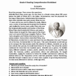 20 6 Grade Reading Comprehension Worksheets – Diocesisdemonteria Or 8Th Grade Reading Comprehension Worksheets
