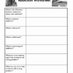 20 Addiction Recovery Plan Worksheet – Diocesisdemonteria Along With Addiction And Recovery Worksheets