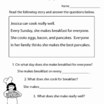20 Free 4Th Grade Reading Comprehension Worksheets Multiple Choice Pertaining To Free 2Nd Grade Reading Comprehension Worksheets Multiple Choice