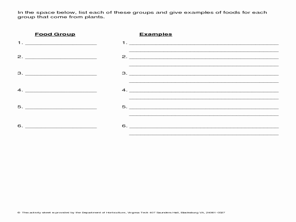 20 Free Health Worksheets For Middle School – Diocesisdemonteria Also Free Printable Health Worksheets For Middle School