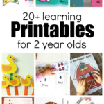 20 Learning Activities And Printables For 2 Year Olds With Worksheets For Toddlers Age 2