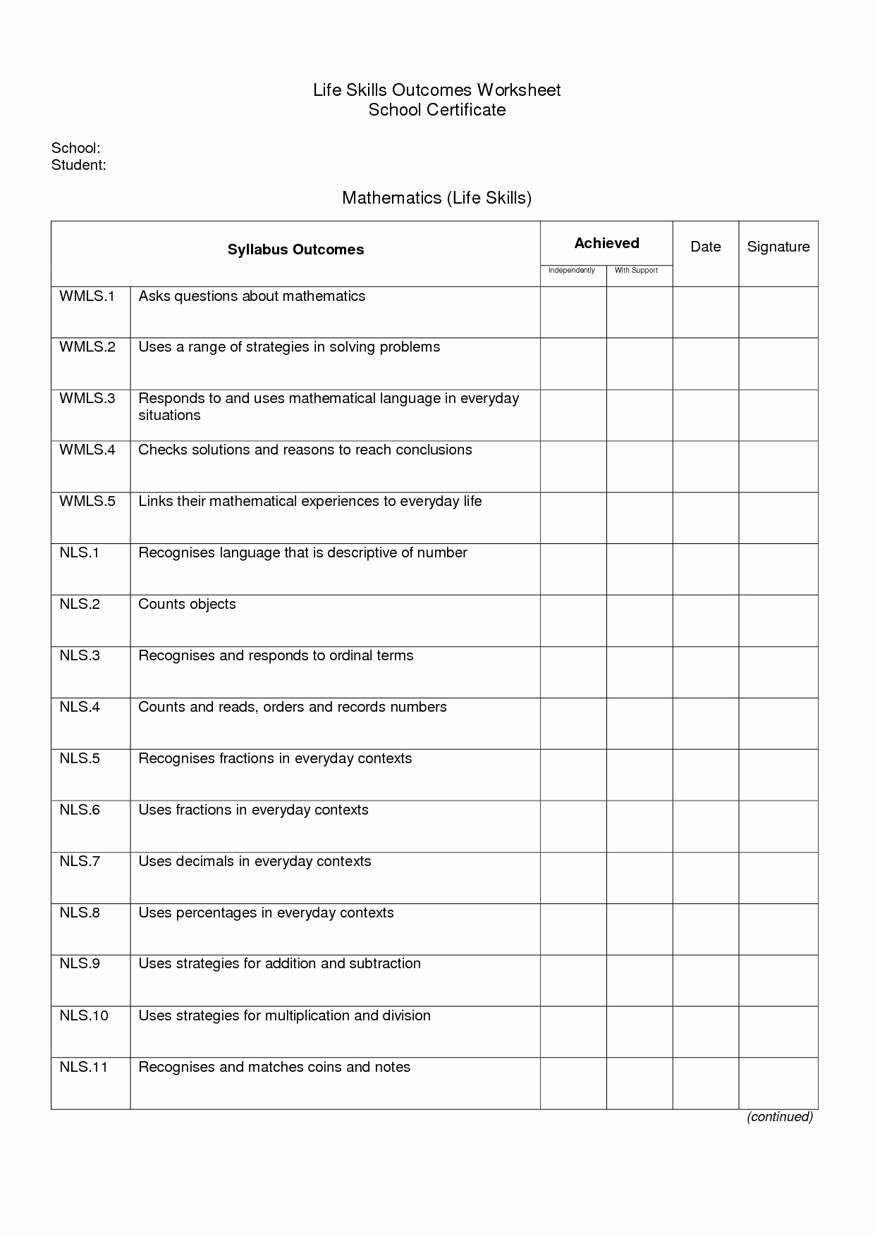 20 Life Skills Worksheets For Middle School – Diocesisdemonteria Also Life Skills Worksheets For Middle School Students