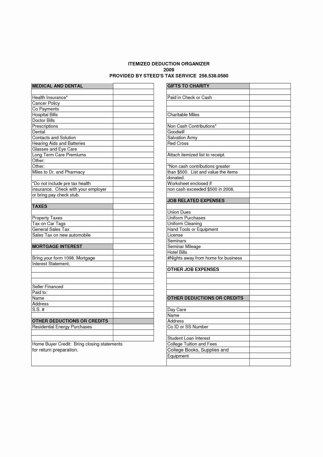 20 Non Cash Charitable Donations Worksheet – Diocesisdemonteria Intended For Non Cash Charitable Contributions Worksheet 2016