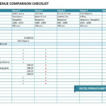 20  Useful Wedding Spreadsheets   Excel Spreadsheet As Well As Comparison Spreadsheet Template