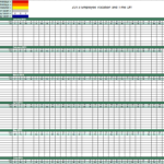 2013 Employee Vacation Tracking Calendar Template And Paid Time Off Tracking Spreadsheet