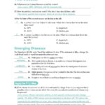 203 Diseases Causedbacteria And Viruses  Pdf Together With Infectious Disease Worksheet Answer Key