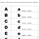 208 Free Alphabet Worksheets With Regard To Alphabet Letters Worksheets