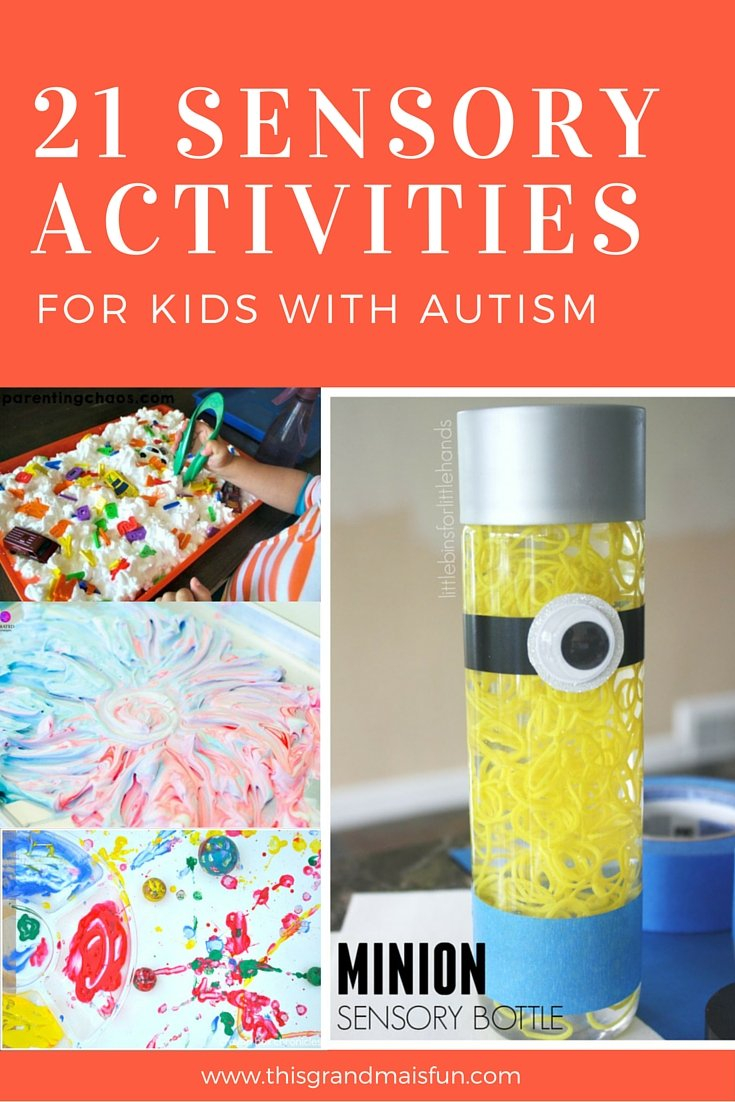 21 Sensory Activities For Kids With Autism  Tgif  This Grandma Is Fun Pertaining To Worksheets For Kids With Autism
