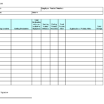 22 Printable Mileage Log Examples  Pdf  Examples Together With Mileage Worksheet For Taxes
