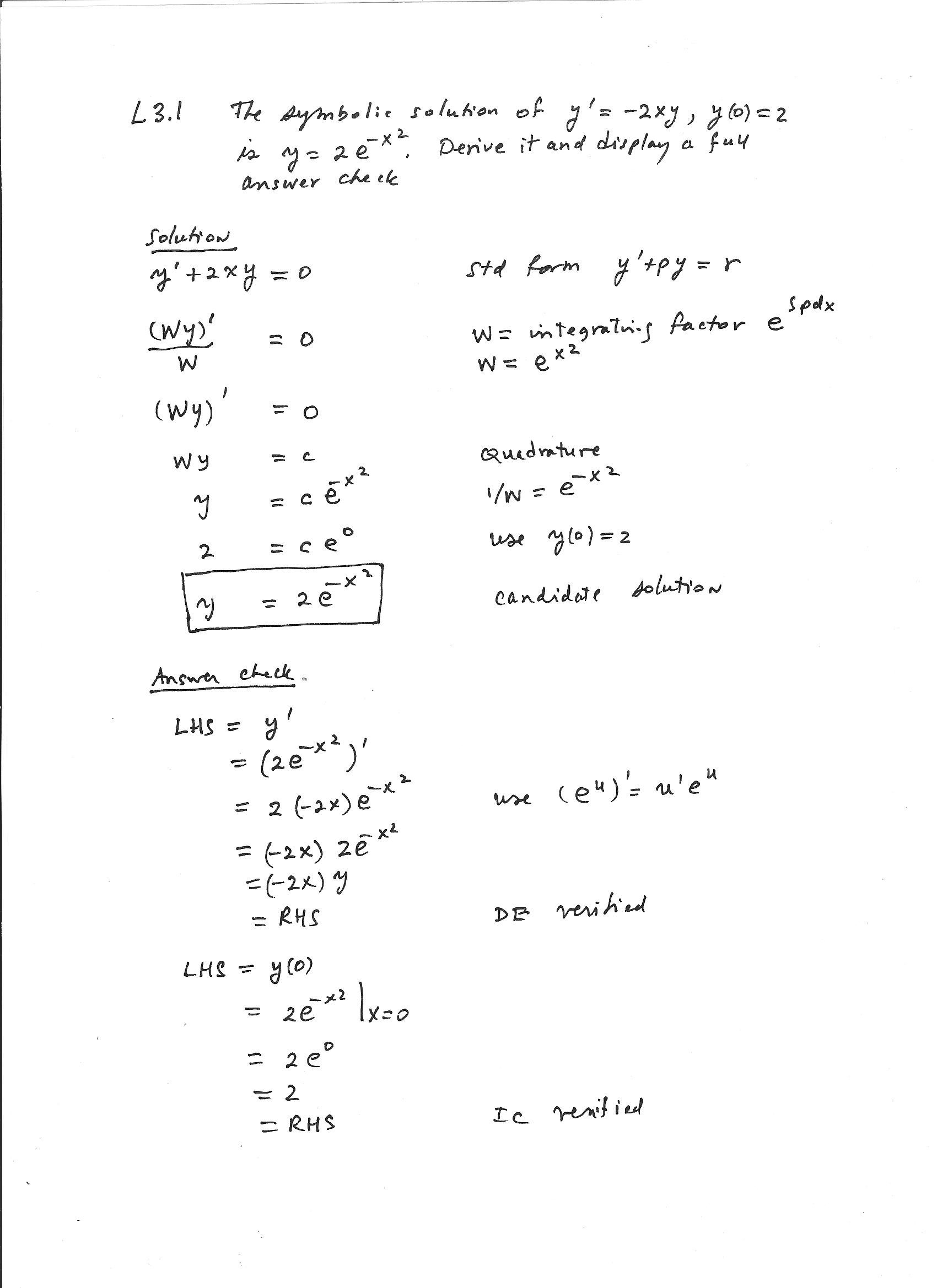 2250 Lecture Record S2009 Throughout Solving Linear Quadratic Systems Worksheet