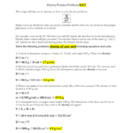 25 Density Practice Problems Answers Along With Graduated Cylinder Worksheet Answer Key