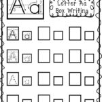26 Printable Alphabet Box Writing Worksheets Preschoolkdg  Etsy For Preschool Writing Worksheets