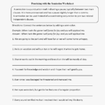 27 Awesome Of Cheerful Semicolons And Colons Worksheets Stock And Semicolon And Colon Worksheet With Answers