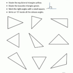 2D Shapes Worksheets Along With Math Properties Worksheet