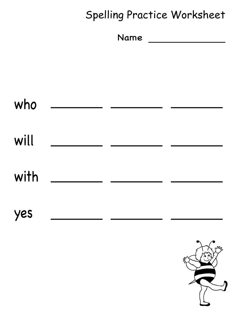 2Nd Grade Spelling Worksheets  Best Coloring Pages For Kids For 2Nd Grade Spelling Worksheets