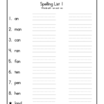 2Nd Grade Spelling Worksheets  Best Coloring Pages For Kids Pertaining To 2Nd Grade Spelling Worksheets